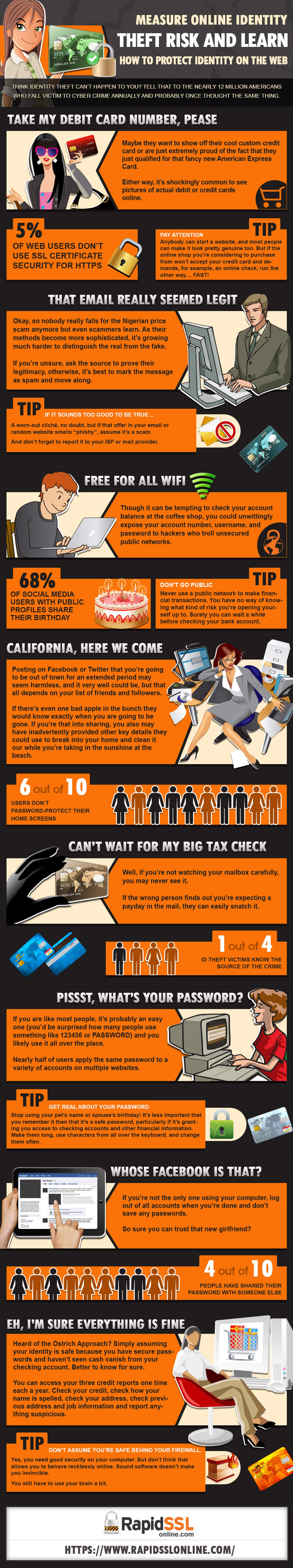 how to protect identity on the web