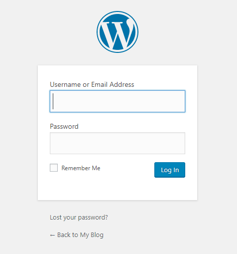 Graphic: WordPress Login Portal