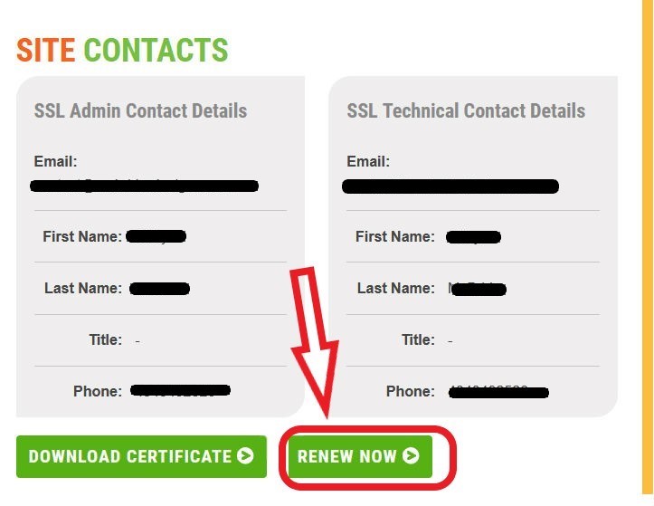 renew RapidSSL certificate
