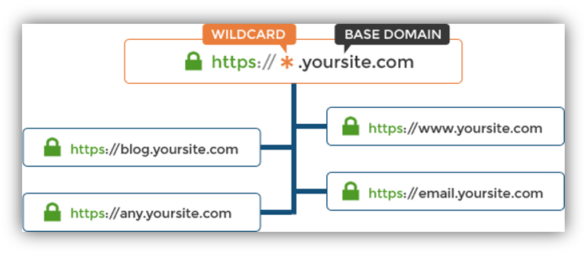 Graphic: Does a wildcard certificate cover root domain?