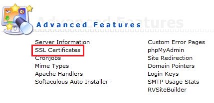 SSL in Direct Admin